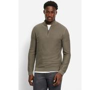 OLYMP Casual Strick Troyer Herren, Oliv, , M (53046547M)