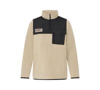Troyer OXMO "Troyer OXNETE HALFZIP", Damen, Gr. XS, beige (dune), Obermaterial: 100% Polyester PES., Pullover Troyer (52773843-XS) dune