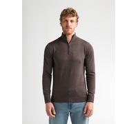 Troyer PETROL INDUSTRIES, Herren, Gr. M (38), cedar braun, Strick, Obermaterial: 50% Baumwolle, 50% Polyacryl, regular fit hüftbedeckend, ohne Ausschnitt, Rippbündchen, Pullover Troyer, Baumwollmix (7