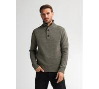 Troyer PETROL INDUSTRIES, Herren, Gr. M, beige (mossy stone), Strick, Obermaterial: 87% Baumwolle, 13% Polyester, regular fit, Bündchen, Pullover, Topseller (98438539-M) mossy stone