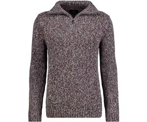 Troyer RAGMAN, Herren, Gr. 52, gemustert, 964, Strick, 100% Baumwolle, hoch geschlossener Ausschnitt, Pullover Troyer (79825823-L) gemustert, 964