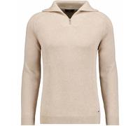 RAGMAN Regular Fit Troyer beige, Einfarbig