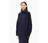 TROYER RIPP-STRICKKLEID | Bio-Woll Mix - blau (S)