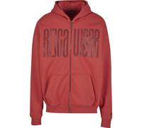 Troyer ROCAWEAR "Rocawear Rocawear Chili Zip Hoodies", Herren, Gr. M, rot, 80% Baumwolle, 20% Polyester, mehrfarbig, normal, ohne Ausschnitt, Pullover Troyer (12613869-M) rot
