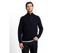 Tom Tailor Herren Strickpullover BASIC KNIT TROYER Baumwolle Regular Fit Blau XXXL