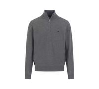 FYNCH-HATTON Troyer aus Kaschmir-Mix mit Reißverschlusskragen Steel / 3XL
