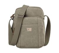 TRP0370 Troop London Klassische Umhängetasche aus Segeltuch, khaki