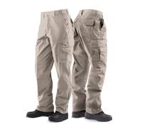 Tru-Spec 24-7 Original Taktische Hose für Herren - strapazierfähige, Wasserabweisende Cargo-Arbeitshose mit verdeckten Trage- und Kniepolsteröffnungen, Khaki, 36W x 34L