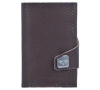Tru Virtu Click & Slide Wallet *Premium Edition* Cobra Dark Brown/Silver