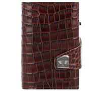 Tru Virtu Click & Slide Kreditkartenetui Geldbörse RFID Leder 6,5 cm braun