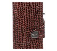 Tru Virtu Click & Slide Kreditkartenetui RFID Leder 6,5 cm brown-silver (28104000204)