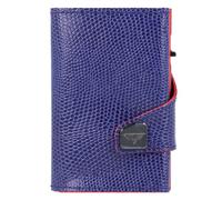 TRU VIRTU Click & Slide Wallet Iguana Glossy Violet / Red