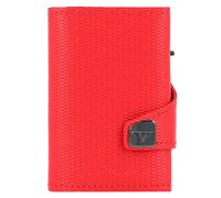 Tru Virtu Click & Slide Kreditkartenetui RFID Leder 6,5 cm coral-red (24104200405)