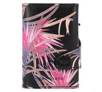 Tru Virtu Click & Slide Kreditkartenetui RFID Leder 6,5 cm flower-black (24104000828)