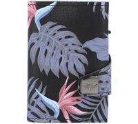 Tru Virtu Click & Slide Kreditkartenetui RFID Leder 6,5 cm strelitzia & fern-titan (24104001738)