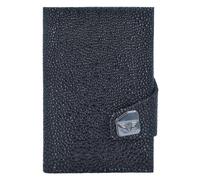 Tru Virtu Click & Slide Sting Kreditkartenetui Geldbörse Leder 6,5 cm Aluminium Core black