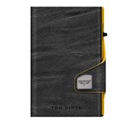TRU VIRTU Click & Slide Wallet Caramba Black - Yellow / Gold