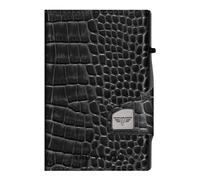 TRU VIRTU Click & Slide Wallet Croco Black / Black