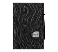 TRU VIRTU Click & Slide Wallet Iguana Glossy Black / Black