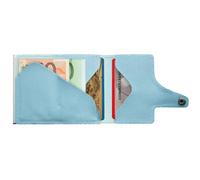 TRU VIRTU Click & Slide Wallet Rhombus Light Blue / Silver 