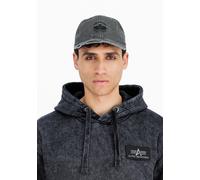 Trucker Cap ALPHA INDUSTRIES "Acid Logo Cap", Herren, Gr. onesize, grau (schwarz), Baumwolle, Caps (92353726-0) schwarz