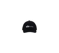 Trucker Cap ALPHA INDUSTRIES "Alpha Cap", Herren, Gr. onesize, schwarz, Baumwolle, Caps (76767767-0) schwarz