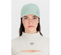 Trucker Cap ALPHA INDUSTRIES "Metal Label Cap", Herren, Gr. onesize, grün (frost grün), Kunstfaser, Caps (47154659-0) frost grün