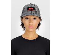 Trucker Cap ALPHA INDUSTRIES "VLC II Cap", Herren, Gr. onesize, schwarz (schwarz camo), Baumwolle, Caps (66058106-0) schwarz camo