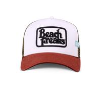 Trucker Cap COASTAL "Coastal HFT Beach Freaks", Herren, Gr. onesize, weiß, wine, 60% Baumwolle, 40% Polyester, bedruckt, Caps (92629057-0) weiß, wine