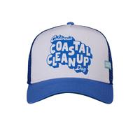 Trucker Cap COASTAL "Coastal HFT CleanUpDay", Herren, Gr. onesize, weiß, blau, 60% Baumwolle, 40% Polyester, bedruckt, Caps (83928300-0) weiß, blau