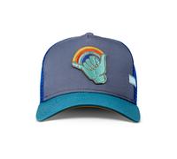Trucker Cap COASTAL "Coastal HFT LGBTQ Shakka", Herren, Gr. onesize, grau, petrol, 60% Baumwolle, 40% Polyester, bedruckt, Caps (55812203-0) grau, petrol