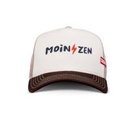 Trucker Cap COASTAL "Coastal HFT MoinZen", Herren, Gr. onesize, weiß, braun, khaki, 60% Baumwolle, 40% Polyester, Caps Trucker Cap (38383662-0)