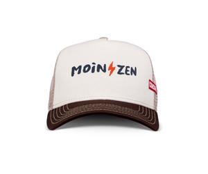 Trucker Cap COASTAL "Coastal HFT MoinZen", Herren, Gr. onesize, weiß, braun, khaki, 60% Baumwolle, 40% Polyester, Caps (38383662-0) weiß, braun, khaki