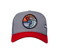 Trucker Cap COASTAL "Coastal HFT The Glow", Herren, Gr. onesize, rot, grau, 60% Baumwolle, 40% Polyester, Caps (52756400-0) rot, grau