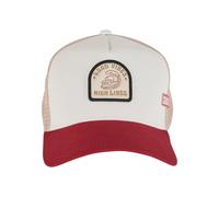 Trucker Cap COASTAL "Coastal Trucker Cap HFT High Lines", Damen, Gr. onesize, sanftes weiß, wine, khaki, 60% Baumwolle, 40% Polyester, Caps (75826625-0) sanftes weiß, wine, khaki
