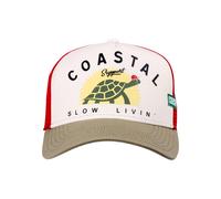 Trucker Cap COASTAL "Coastal Trucker Cap HFT Support Slow", Herren, Gr. onesize, lightkhaki, 60% Baumwolle, 40% Polyester, Caps (76797922-0) lightkhaki