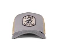 Trucker Cap DJINNS "Djinns Djinns HFT Cap Coffee Club Trucker Caps", Herren, Gr. onesize, grau, erdgrau, 60% Baumwolle, 40% Polyester, Caps (92971812-0) grau, erdgrau