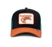 Trucker Cap DJINNS "Djinns Djinns HFT Food Croissant Trucker Cap", Herren, Gr. onesize, schwarz, 60% Baumwolle, 40% Polyester, Caps (91679837-0) schwarz