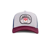 Djinns - Food - Trucker Cap Meshcap Hat Kappe Mütze Caps (One Size, Tomato Soup (Grey))