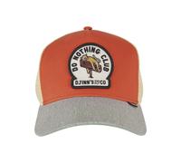 Trucker Cap DJINNS "Djinns HFT Cap DNC New 1.1", Herren, Gr. onesize, orange (orange, erdgrau), 60% Baumwolle, 40% Polyester, Caps (62475547-0) orange, erdgrau