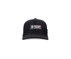 Trucker Cap DJINNS "Djinns HFT Cap Sunday Coffee Cord", Damen, Gr. onesize, schwarz, 100% Polyester, Caps (91438466-0) schwarz