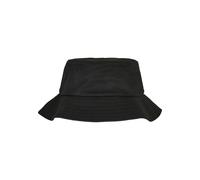 Trucker Cap FLEXFIT "Flexfit Unisex Flexfit Cotton Twill Bucket Hat Kids", Mädchen, Gr. onesize, schwarz, 98% Baumwolle, 2% Elasthan, unifarben, Caps (64478761-0) schwarz