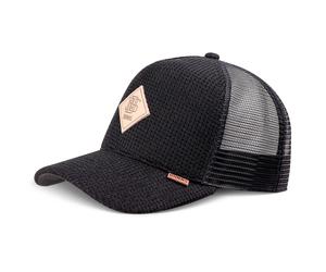 Trucker Cap HFT Knitted Fab - Black