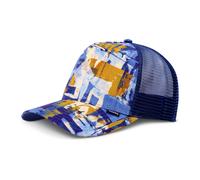 Trucker Cap HFT PatternAbstract - Navy/Tan