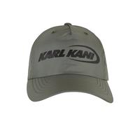 Trucker Cap KARL KANI "Karl Kani KA251-003-2 Kk Elipse Ripstop Cap", Damen, Gr. onesize, grün, 100% Polyester, Caps (73624027-0) grün