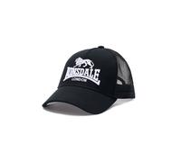 Trucker Cap LONSDALE "HOLLINHURST", Herren, schwarz (schwarz, weiß), Obermaterial: 50% Baumwolle, 50% Polyester, Caps, Trucker Cap, aus Baumwolle und Polyester, für Erwachsene (48007341-0) schwarz, we
