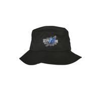 Trucker Cap MISTERTEE "MisterTee Unisex Le Papillon Bucket Hat", Herren, Gr. onesize, schwarz, 98% Baumwolle, 2% Elasthan, unifarben, Caps (25774425-0) schwarz