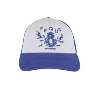 Trucker Cap PEQUS "PEQUS PEQUS Mykonos Graphic Trucker Cap", Gr. onesize, blau, 100% Kunststoff, Caps (51014760-0) blau