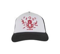 Trucker Cap PEQUS "PEQUS PEQUS Mykonos Graphic Trucker Cap", Gr. onesize, schwarz, 100% Kunststoff, Caps (75847612-0) schwarz