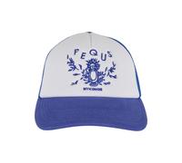 Trucker Cap PEQUS "PEQUS PEQUS Mykonos Graphic Trucker Cap", Herren, Gr. onesize, blau, 100% Kunststoff, Caps (51014760-0) blau